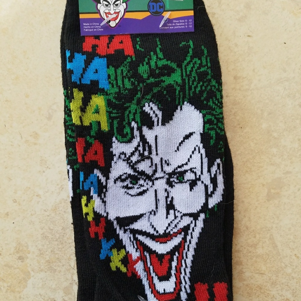 DC universe joker socks